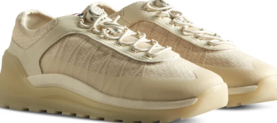 HUNTER Women's Travel Trainer Shaded White/Soft Sand