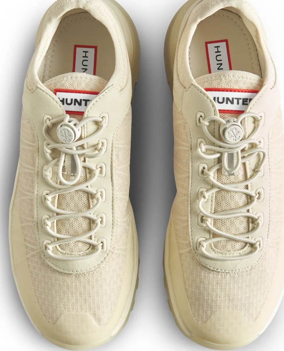 HUNTER Women's Travel Trainer Shaded White/Soft Sand