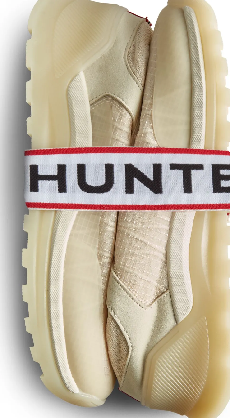 HUNTER Women's Travel Trainer Shaded White/Soft Sand