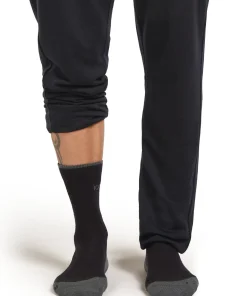 Icebreaker Men's Hike+ Light Crew Black/obsidian