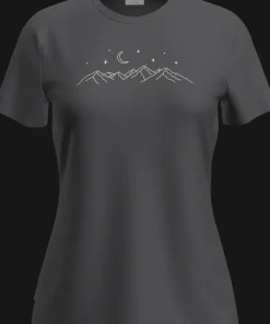 Icebreaker Women Merino 150 Tech Lite Ss Tee Sparkling Stars Obsidian