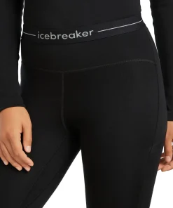 Icebreaker Women's 300 MerinoFine Polar Leggings Black