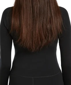 Icebreaker Women's 300 MerinoFine Polar Long Sleeve Roll Neck Black