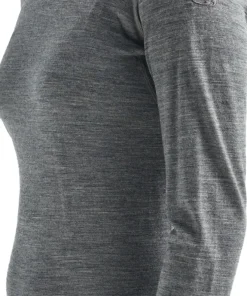 Icebreaker Women's 200 Oasis Long Sleeve Crewe Gritstone Heather