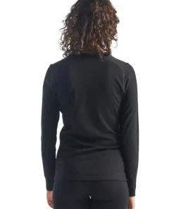 Icebreaker Women's 200 Oasis Long Sleeve Crewe Black
