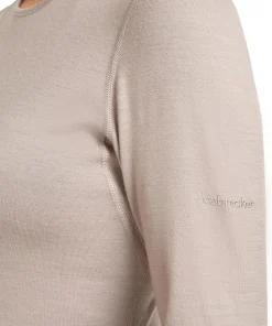 Icebreaker Women's 200 Oasis Long Sleeve Crewe Pink Quartz