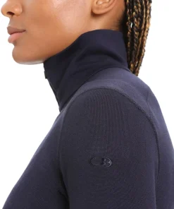 Icebreaker Women's 260 Tech Longsleeve Half Zip Midnight Navy