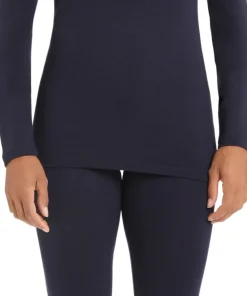Icebreaker Women's 260 Tech Longsleeve Half Zip Midnight Navy