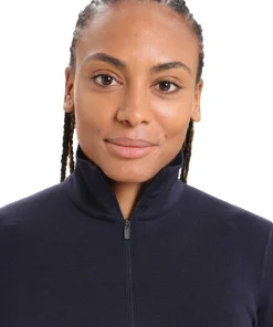 Icebreaker Women's 260 Tech Longsleeve Half Zip Midnight Navy