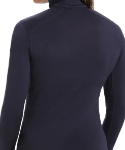 Icebreaker Women's 260 Tech Longsleeve Half Zip Midnight Navy