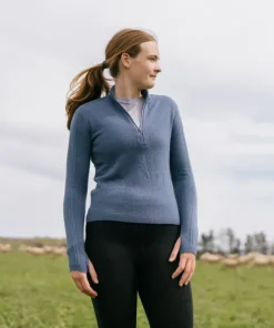 Icebreaker Women's Icebreaker Anniversary Original Longsleeve Half Zip Dawn