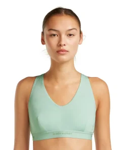 Icebreaker Women's Merino 125 Cool-Lite Sprite Racerback Bra Mint