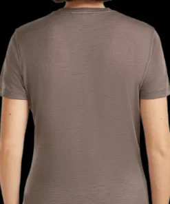 Icebreaker Women's Merino 150 Tech Lite Ss Tee Bird Transit Brown