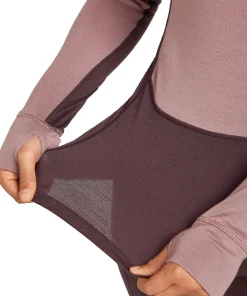 Icebreaker Women's Merino 260 ZoneKnit Long Sleeve Half Zip Java/Summit