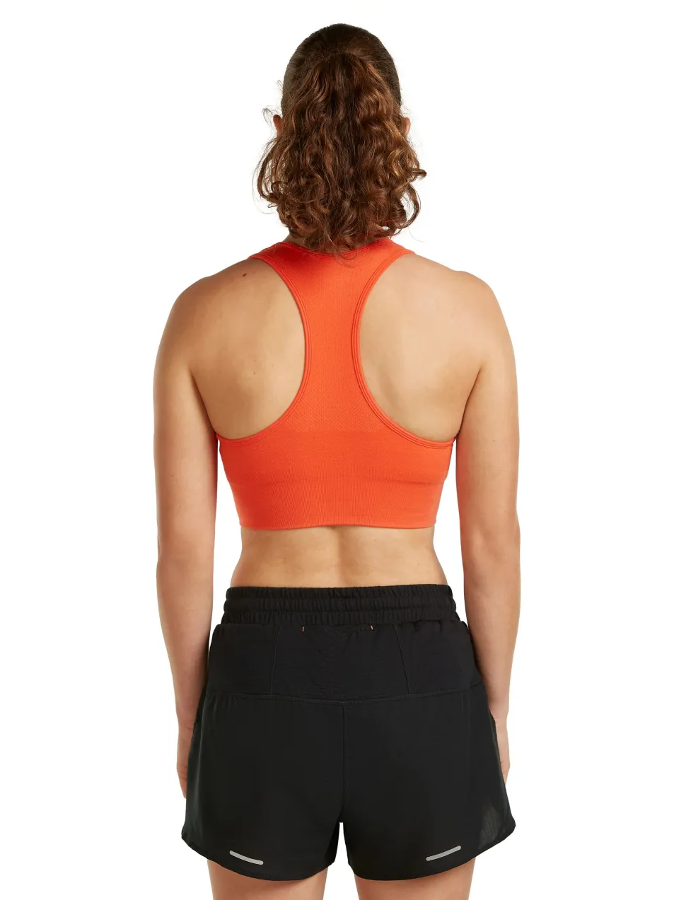 Icebreaker Women's Merino Blend 260 Zoneknit Seamless Bra Fervid