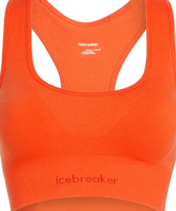 Icebreaker Women's Merino Blend 260 Zoneknit Seamless Bra Fervid