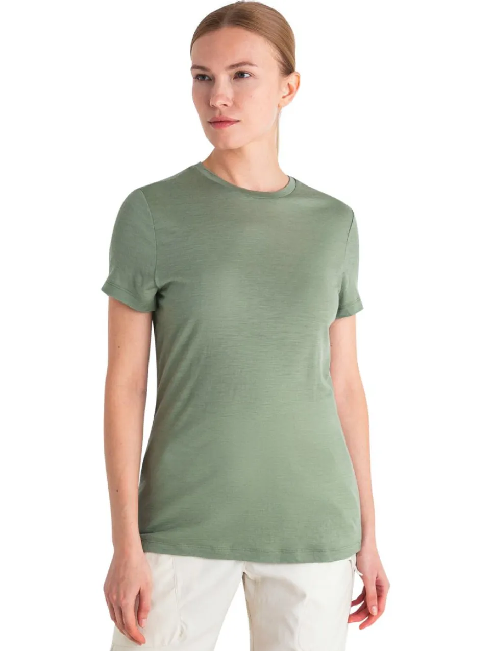 Icebreaker Women's Merino 150 Tech Lite III Short Sleeve Tee Lichen