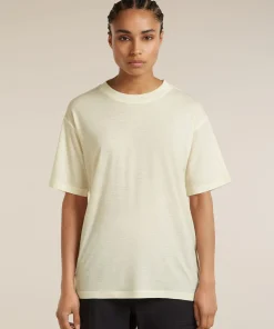 Icebreaker Women's Merino 150 Tech Lite Ss Relaxed Tee Undyed