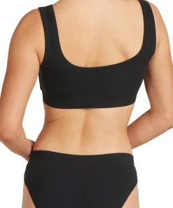 Icebreaker Women's Merino Rib Lotus Bra Black