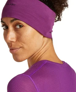 Icebreaker Women's Merino 75 Cool-Lite Featherlight Shortsleeve Crewe Passion