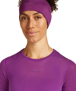 Icebreaker Women's Merino 75 Cool-Lite Featherlight Shortsleeve Crewe Passion