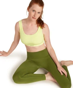 Icebreaker Women's Merino Rib Lotus Bra Citrine