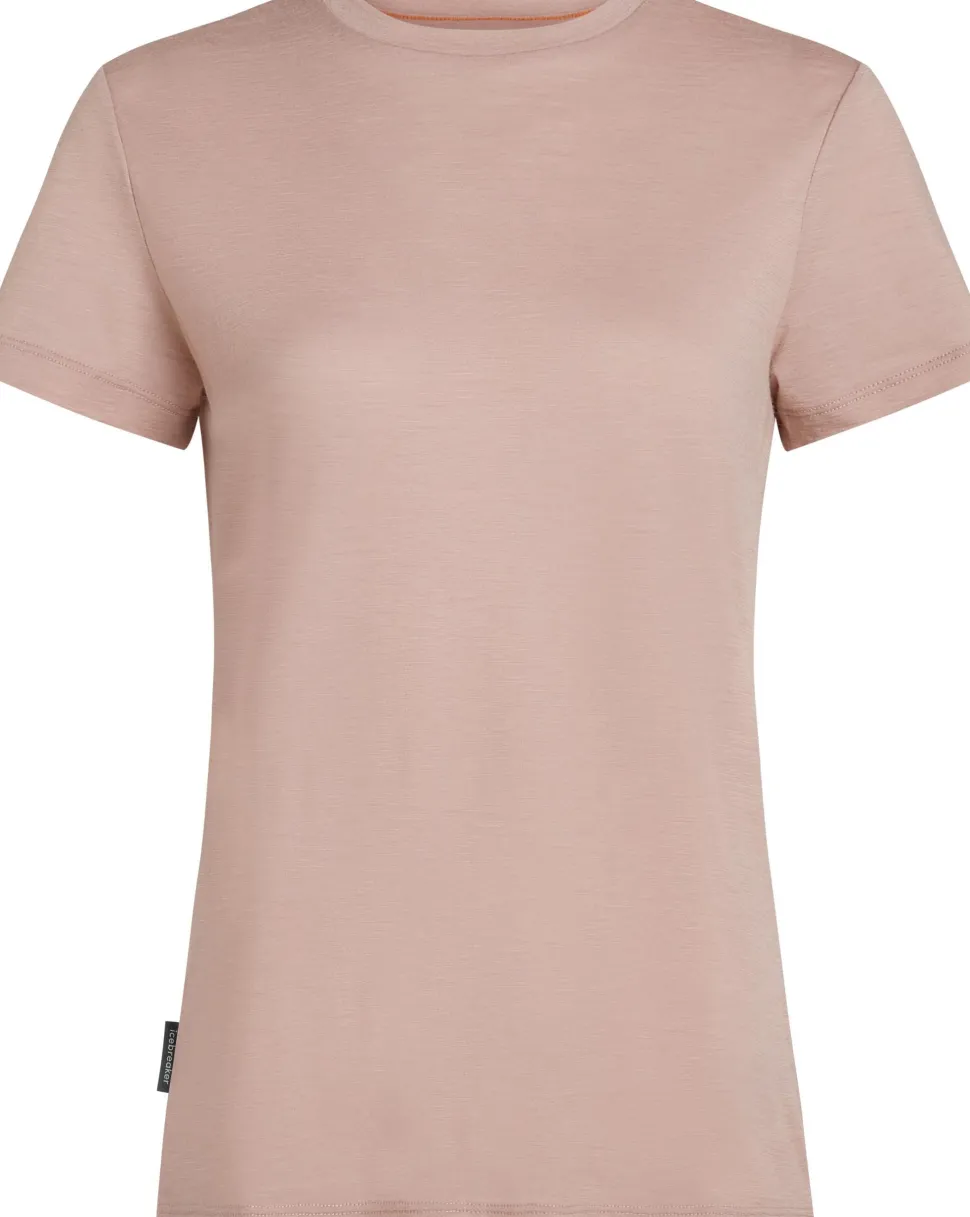 Icebreaker Women's Merino 150 Tech Lite III Short Sleeve Tee Pink Quartz