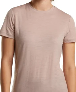 Icebreaker Women's Merino 150 Tech Lite III Short Sleeve Tee Pink Quartz