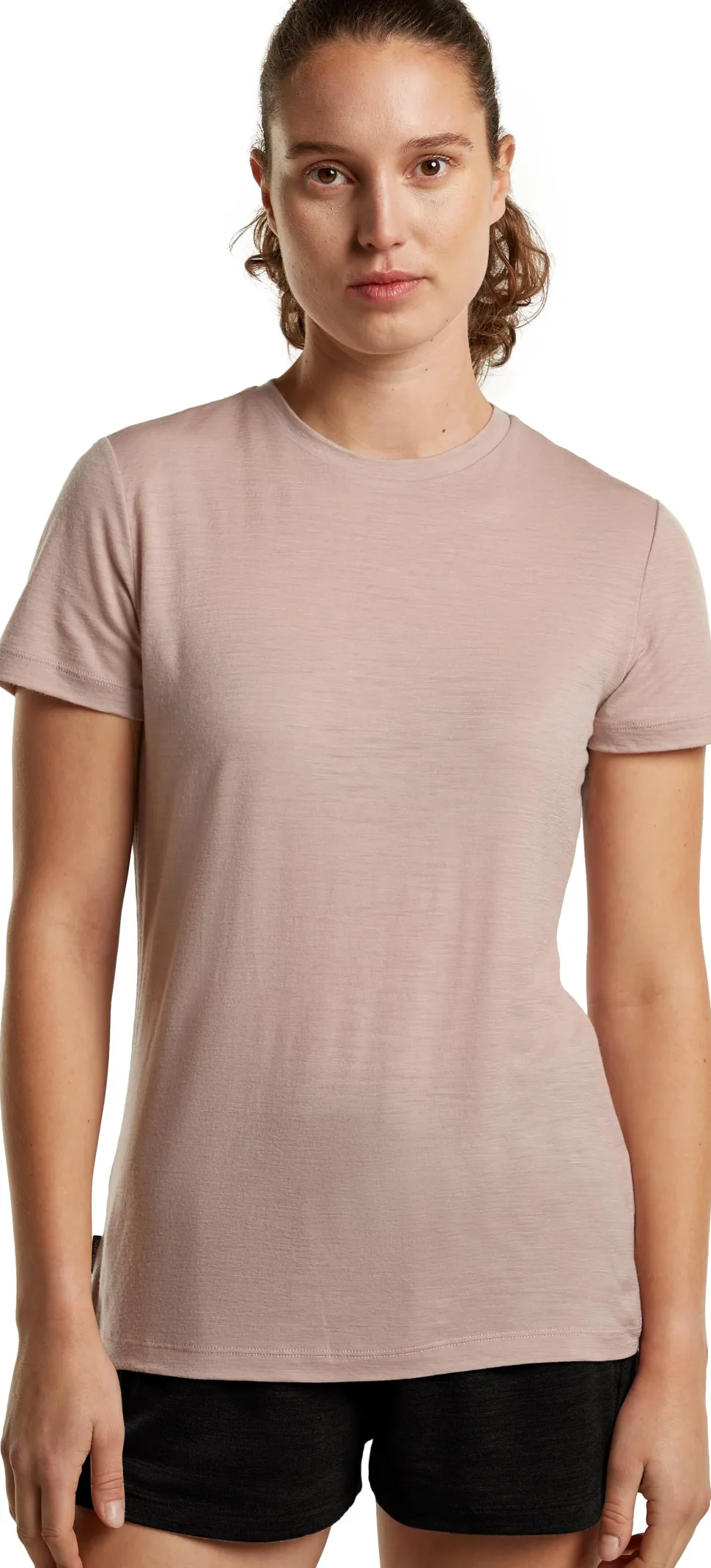 Icebreaker Women's Merino 150 Tech Lite III Short Sleeve Tee Pink Quartz