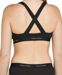 Icebreaker Women's Merino 125 Cool-Lite Sprite Racerback Bra Black