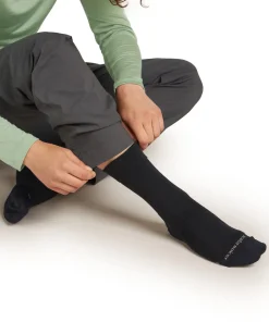 Icebreaker Women's Merino Hike+ Liner Crew Black