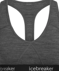 Icebreaker Women's Sprite Racerback Bra Gritstone Hthr