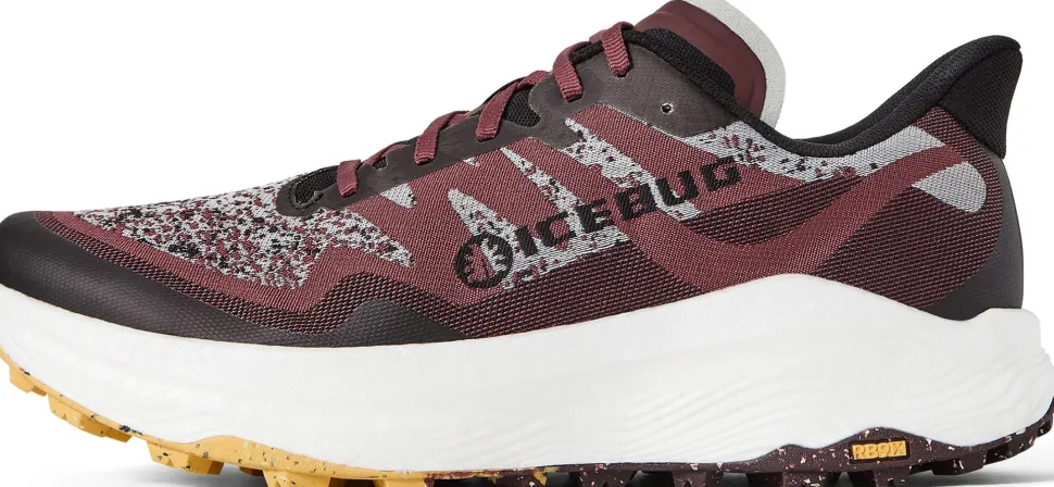Icebug Women's Järv RB9X Dark Cherry/yellow