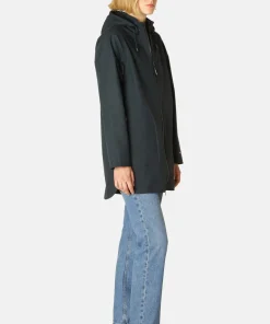 Ilse Jacobsen Women's Raincoat 135 Long Dark Indigo