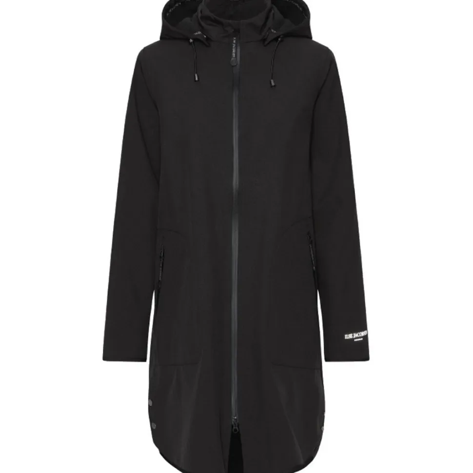 Ilse Jacobsen Women's Raincoat 128 Black