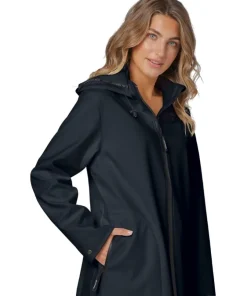 Ilse Jacobsen Women's Raincoat 128 Black
