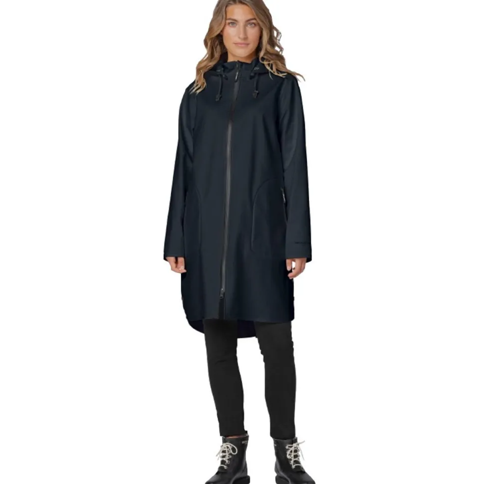 Ilse Jacobsen Women's Raincoat 128 Black