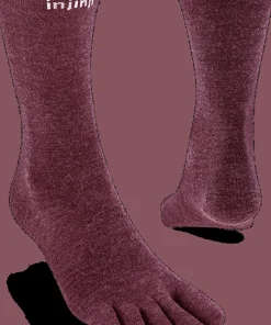 Injinji Liner Crew Wool Garnet