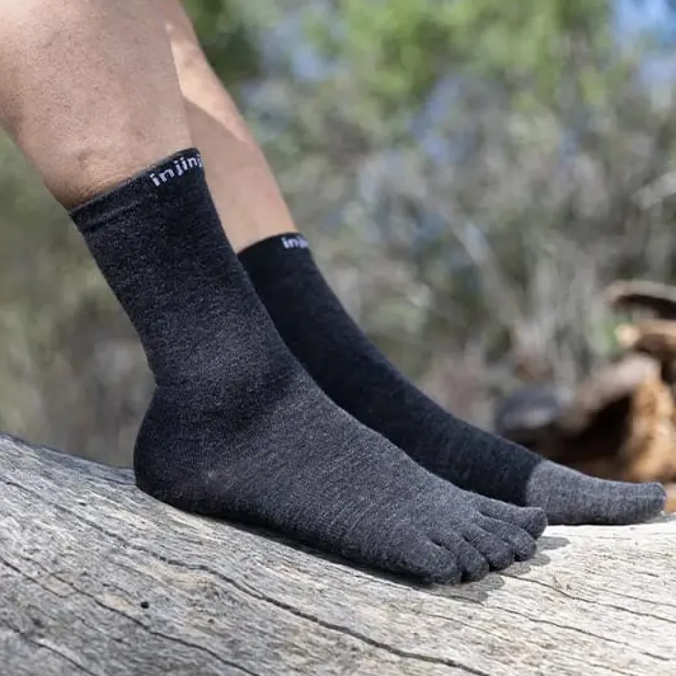 Injinji Liner Crew Wool Slate