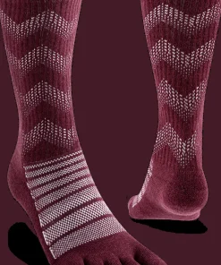 Injinji Outdoor Midweight Crew Wool Garnet