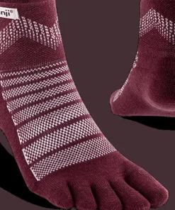 Injinji Outdoor Midweight Mini-Crew Wool Garnet