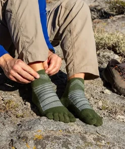 Injinji Outdoor Midweight Mini-Crew Wool Forest