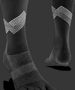 Injinji Run Lightweight Crew Black