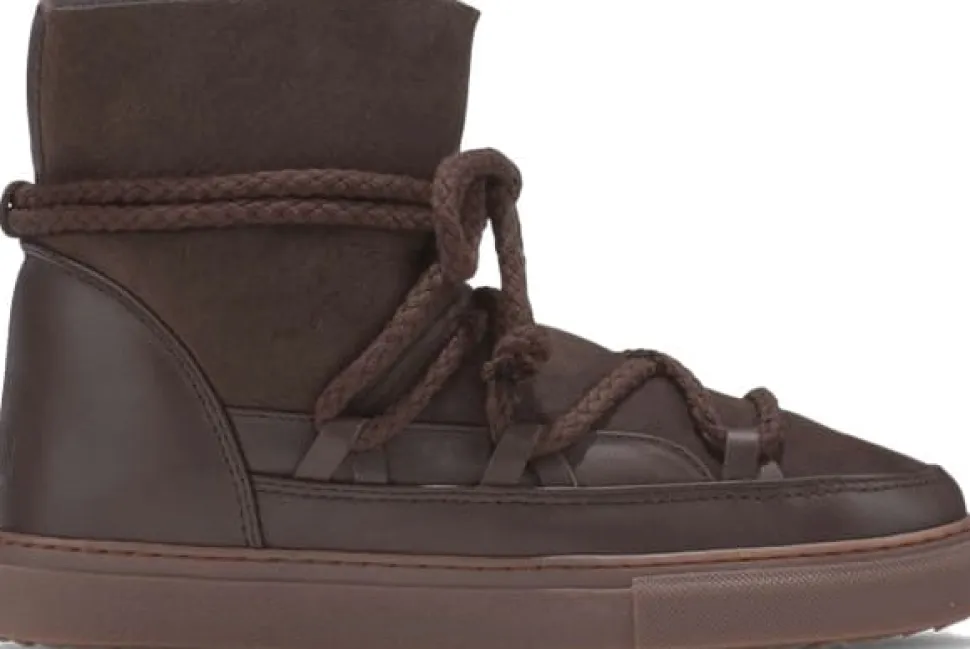 Inuikii Women's Classic Sneaker Dark Brown