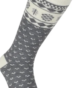 Ivanhoe Unisex Wool Sock Folklore Grey