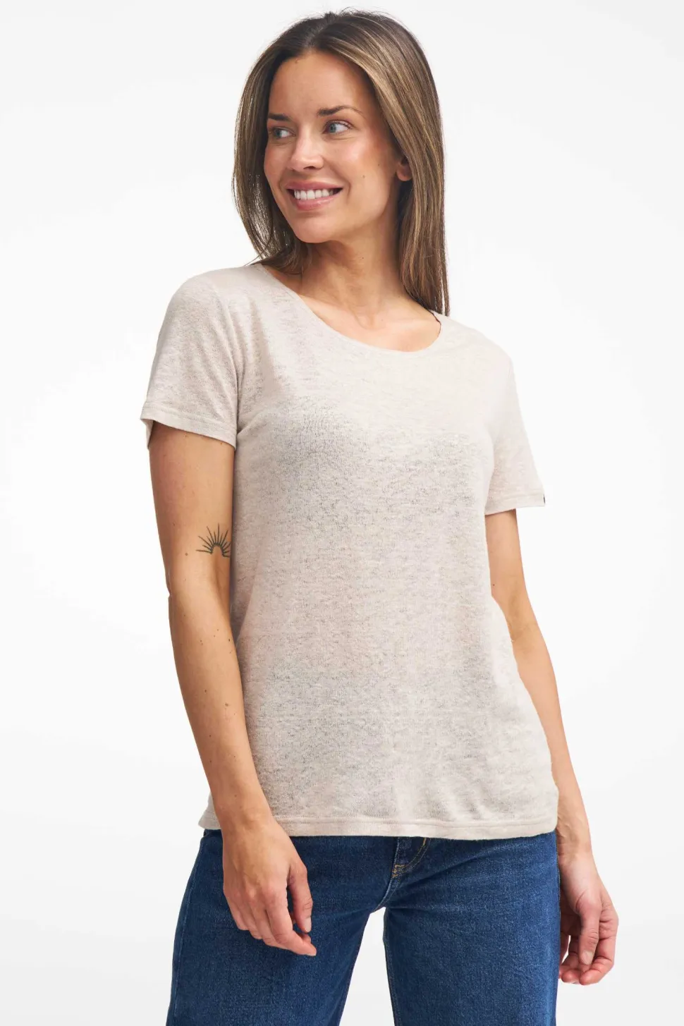 Ivanhoe Women's GY Leila T-shirt Naturmelange