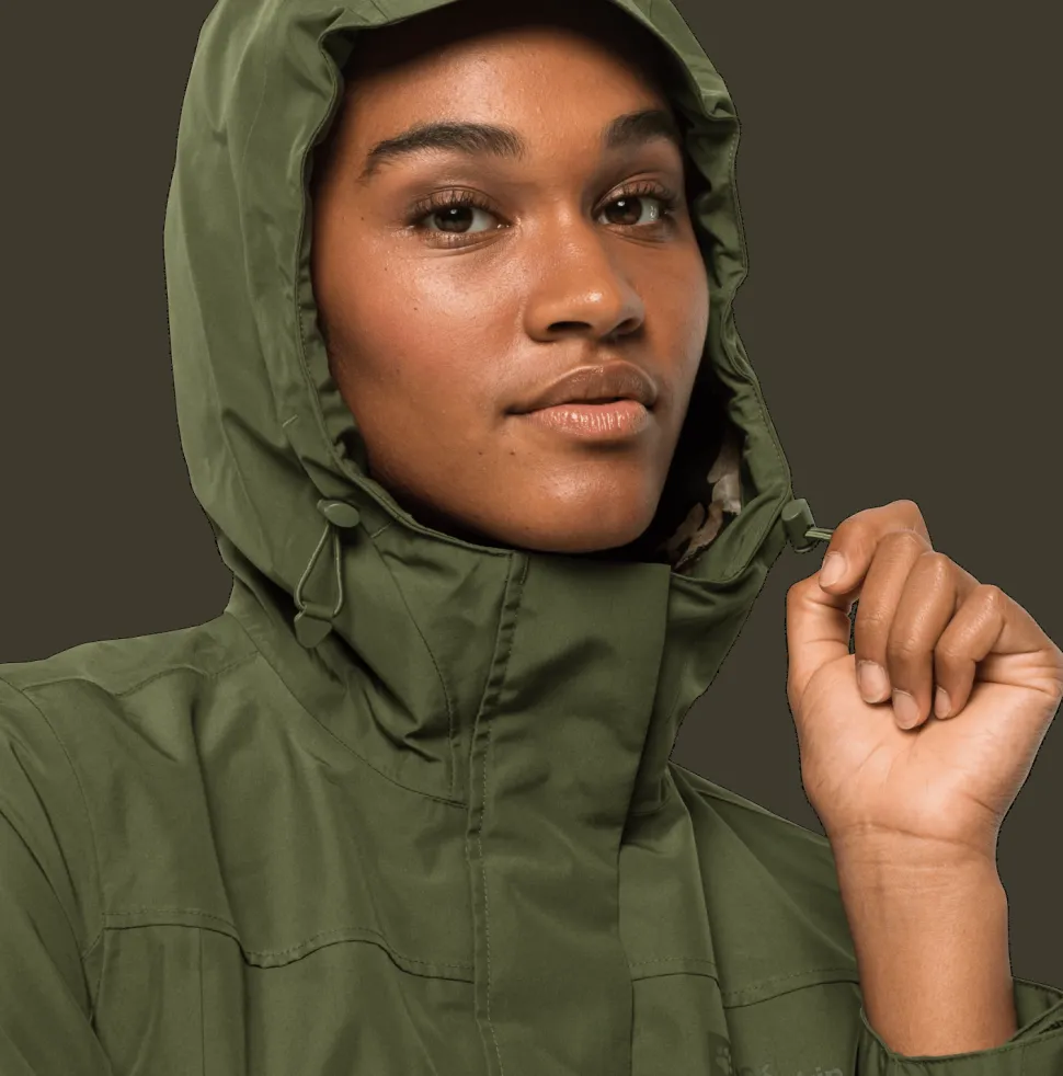 Jack Wolfskin Women's Cape York Paradise Coat Greenwood