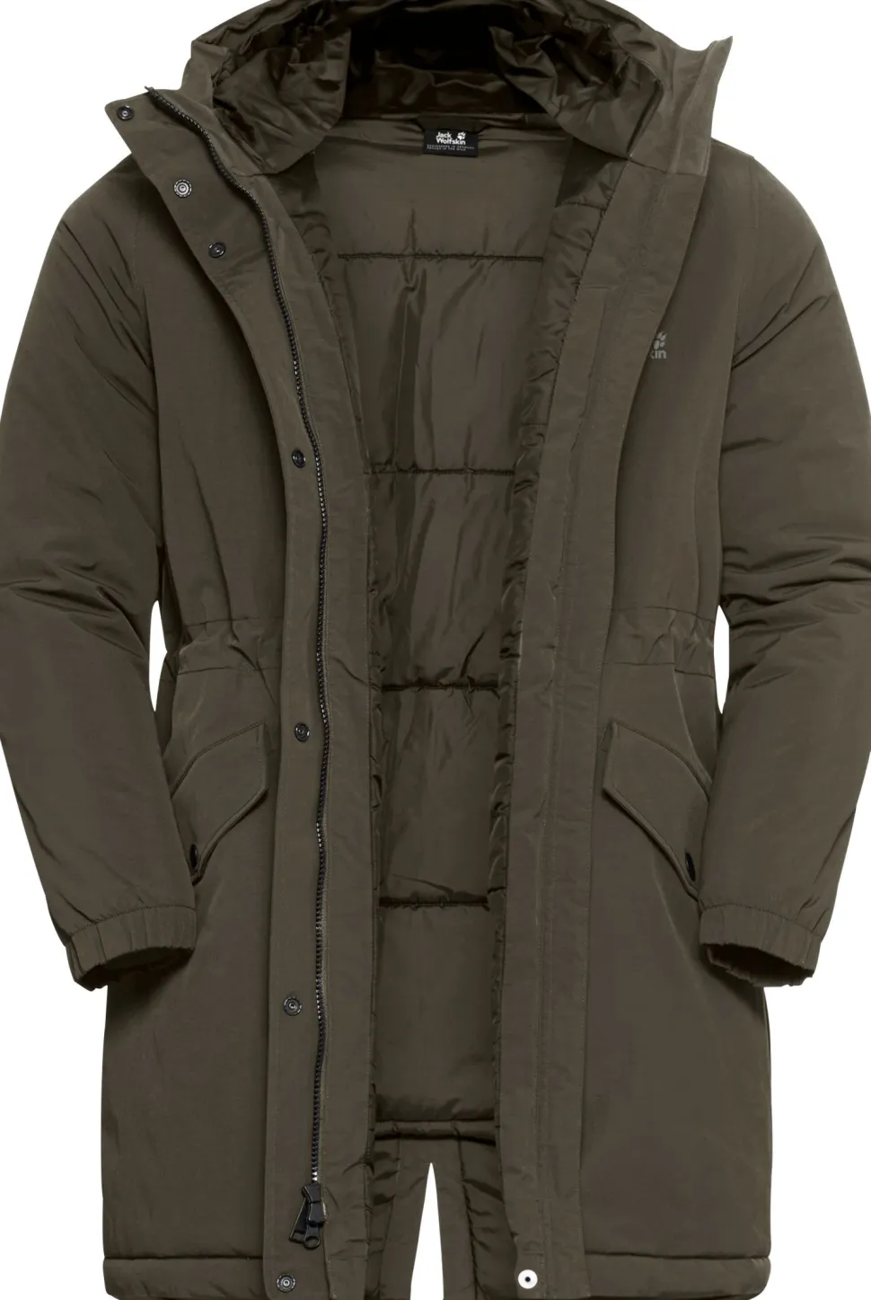 Jack Wolfskin Women's Chilly Frost Parka Obsidian Moss