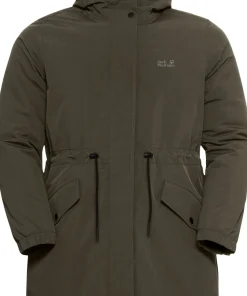 Jack Wolfskin Women's Chilly Frost Parka Obsidian Moss