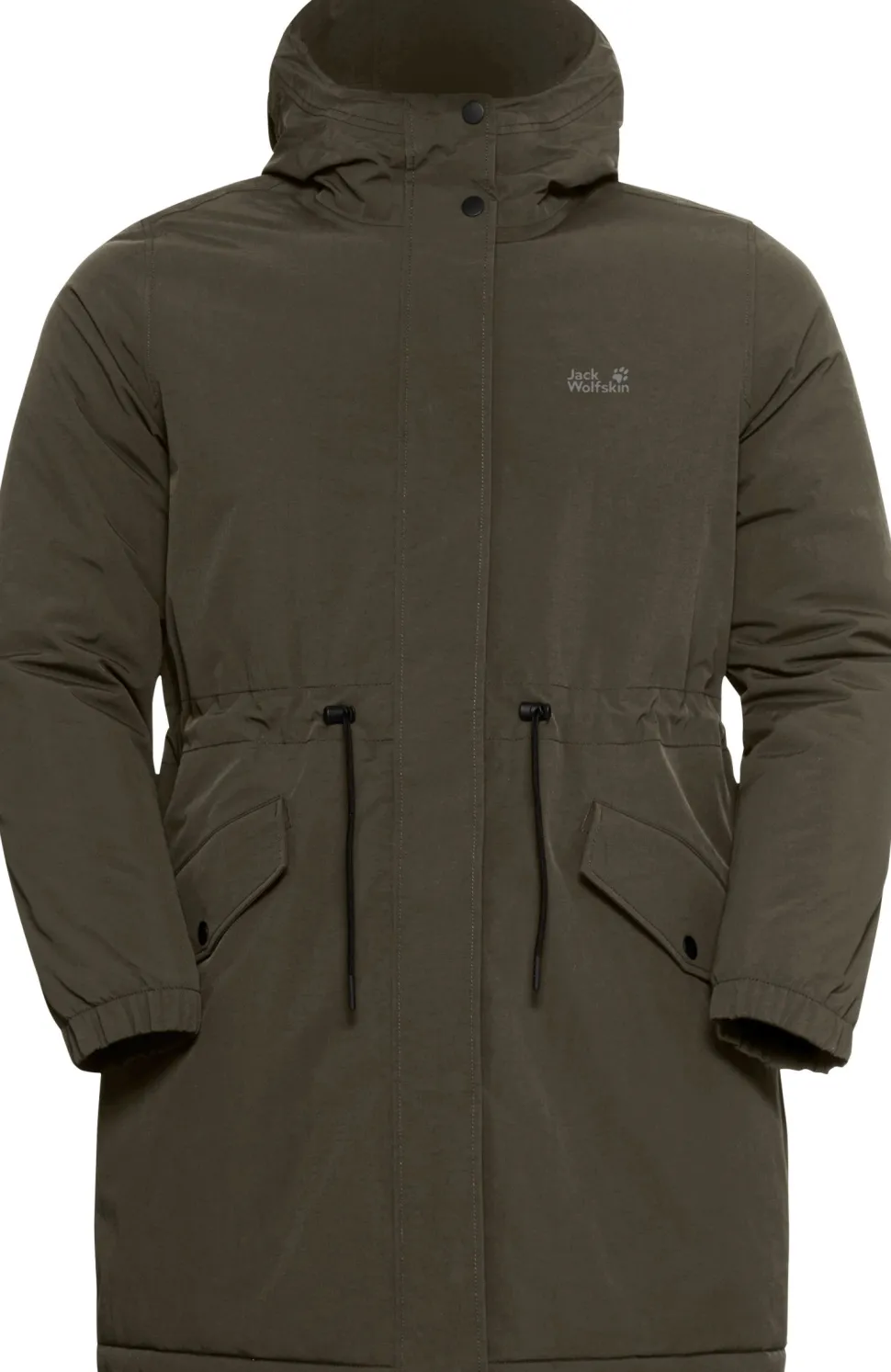Jack Wolfskin Women's Chilly Frost Parka Obsidian Moss